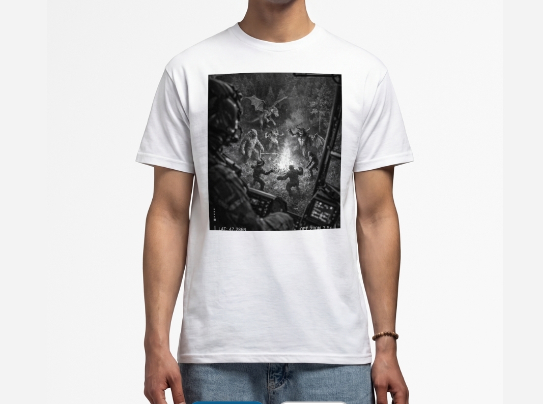 T-shirt Rencontre de Monstres — Vision Drone